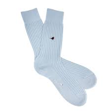 Langham Sky Blue Dress Socks Rampley And Co