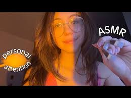 ASMR Personal Attention: Face Touching, Visuals, and Mouth Sounds (Rambles) 