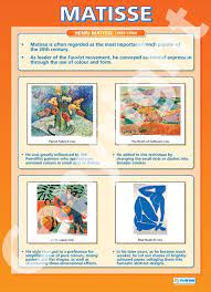 Matisse Art Design Educational School Posters Matisse Art Art History Lessons Art Teaching Resources