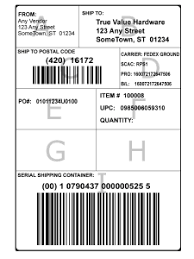Order your your blank ups labels online, personalize, print & apply. Gs1 128 Shipping Labels Free Information From Bar Code Graphics