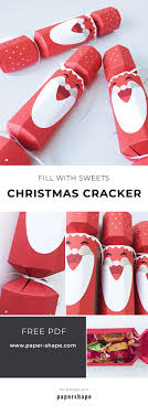 We celebrate a new form of diy: Diy Knallbonbon Als Lachenden Nikolaus Selber Basteln Mit Vorlage Diy Christmas Crackers Diy Crackers Christmas Crackers