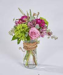 Flowers From Alex Waldbart Florist Purple Carnations Valentine S Day Flower Arrangements Valentines Flowers