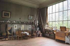 Paul Cezanne S Light And Airy Art Studio Via Reddit Artist Studio Artistic Space Art Studio
