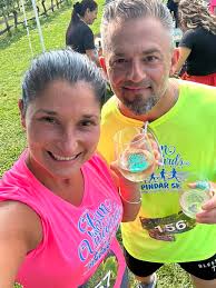 Morning 5K run in Long Island, New York, for couples