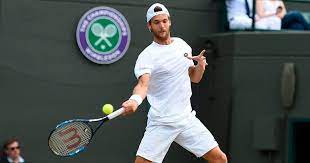 O tenista luso até venceu o. Joao Sousa Nos Oitavos De Final De Wimbledon Pela Primeira Vez