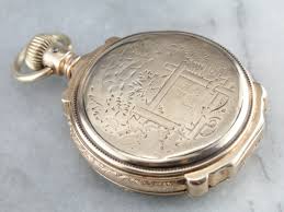 Check spelling or type a new query. Antique Elgin Pastoral Gold Pocket Watch