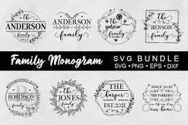 Download Family Monogram Svg Bundle Buy T Shirt Designs