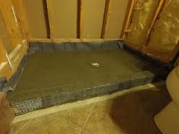 There are several options for building a custom base. How To Build A Tile Shower Floor Shower Pan Liner And Drain Diy