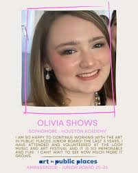 We are excited to introduce the new 2025-2026 Art in Public Places Junior  Board! The junior board is a leadership opportunity for high school juniors  and seniors to engage in arts leadership,