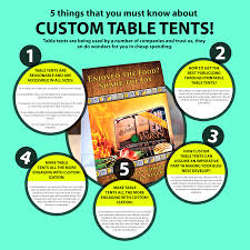 5 Things That You Must Know About Custom Table Tents Ta Table Tents Custom Table Tent