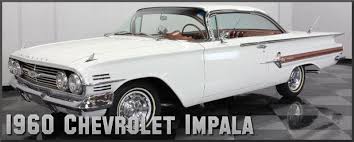 1960 Chevrolet Impala Factory Paint Colors