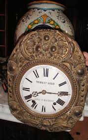 Beautiful Antique French Comtoise Morbier Wall Clock