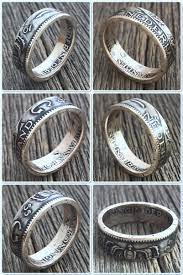 Silver Ring Made Of Dutch 1 Guilder Coin Rings Coin Ring Silver Rings