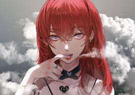 Pin By Annabelle On Cօմթlҽ Anime Redhead Red Hair Girl Anime Red Hair Anime Characters