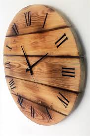 Designer Yasin Yucel Design Aus Holz Brennender Wanduhr Diy Clock Wall Wood Clock Design Wood Wall Clock