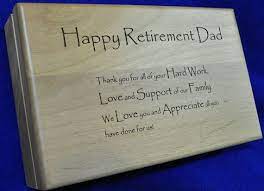 This makes a good substitute if your dad is not a whiskey lover and if the cost of macallan whiskey is beyond your budget. Retirement Gift Retirement Gift For Dad Engraved Wood Etsy Retirement Gifts For Dad Retirement Gifts Retirement Gifts For Men