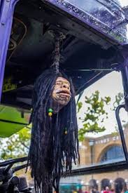 A puppet head replica of the character from beetlejuice, its latex and polyfoam and is a rod controled puppet, head can move left right, up and down. Shrunken Heads