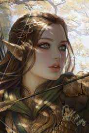 Artstation Arwen Nightbreeze Ina Wong Fantasy Girl Fantasy Artwork Elves Fantasy