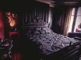Bedroom Impressive Gothic Bedroom Designs With Purple Wallpaper Also Luxurious Bed Abd P Ink Side Gothic Decor Bedroom Gothic Bedroom Furniture Gothic Bedroom