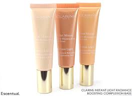 Clarins Eclat Minute Instant Light Radiance Boosting Complexion Base Clarins Opalescence Spring Makeup Look Spring Makeup Makeup Makeup Looks