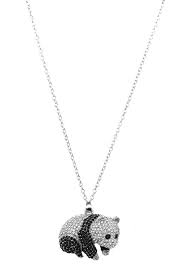 Panda Bling Necklace Hot Topic Accesorios Bisuteria Joyas