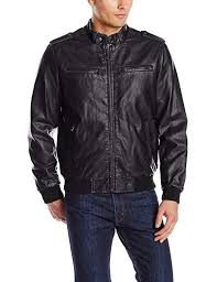 Levi S Men S Faux Leather Fashion Bomber Jacket Review Black Leather Bomber Jacket Brown Leather Bomber Jacket Leather Jacket Men