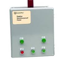 Goulds D10020, Weatherproof Duplex Control Panel, 115/230 Volts, 0-20 Amp  Range, 1 Phase, Indoor/Outdoor NEMA 4X Fiberglass Enclosure
