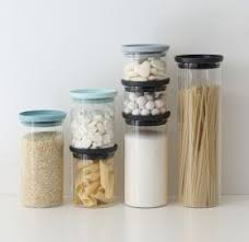 Brabantia Stapelbare Vorratsdosen Aus Glas Luftdicht Bei Rakuten De Kuche Vorratsglaser Aufbewahrung Von Lebensmitteln Vorratsdosen