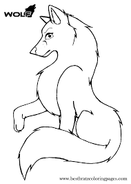 Wolves are nocturnal animals that live on the continents of asia, america, europe and north africa. Cute Anime Coloring Pages Wolf Novocom Top