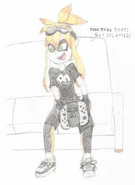 Draw a general pattern for the front part of the ear; Shea715 Art Trade Shea The Inkling Boy Playing Splatoon 2 By Sonicxmanic1bros Fur Affinity Dot Net