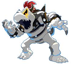 When drawing the lines, bend them so they follow the shape of the oval. Pixilart Dry Bowser By Ninsegabro