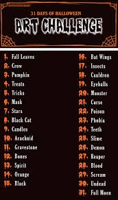 31 Days Of Halloween Art Challenge By Savodacious D815pnl Png 545 922 Drawing Challenge Art Challenge Challenges