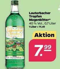1 milliliter ml = 20 tropfen. Lauterbacher Tropfen Magenbitter 0 7l Angebot Bei Netto