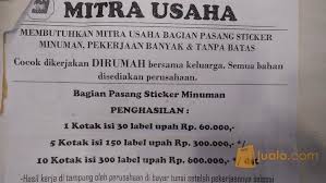 Pengalaman kerja di bidangnya minimal 2 th. Loker Lowongan Kerja Sampingan Tempel Stiker Dan Brosur Cikarang Bekasi Kab Bekasi Jualo