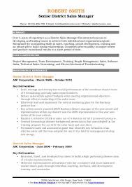A regional sales manager is a staff of a company responsible for the sales activities in various districts of a particular region the company is. District Sales Manager Resume Samples Qwikresume