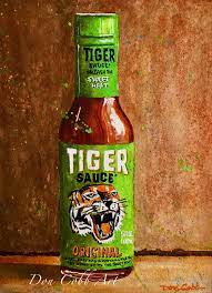 Tiger Sauce Hot Sauce LSU Art Prints and Canvas Prints | Etsy India