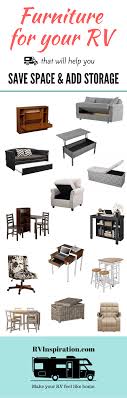 12 Clever Space Saving Furniture Ideas For Rvs Rv Inspiration Rv Furniture Rv Makeover Travel Trailer Remodel