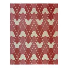 Whether you're looking for 8x10 outdoor rugs or 5x7 outdoor rugs, you'll find a size that fits your space perfectly. 9 X13 Mickey Mouse And Friends Argyle Outdoor Rug Red Target