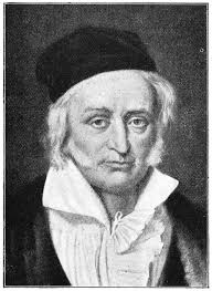 Carl Friedrich Gauss Wector Sketch Portret Słynny Zdjęcie Editorial