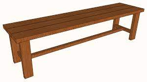 An acme threaded post influences the adjustable height. Free Diy Simple Bench Plans Famous Artisan
