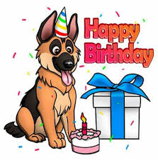 Happy Birthday Wishes In German Pin By Terry Lange On German Shepherd K9 S Police Happy Birthday Dog Happy Birthday Pastor Happy Birthday Greetings