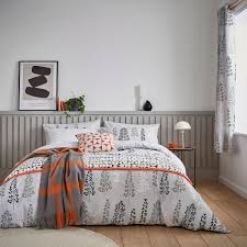 Shop for orange grey comforter set at bed bath & beyond. Dahl Tree Pattern Bedding By Helena Springfield Bedeck Home