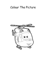 Dizzy and pilchard coloring page print. Transforming Dizzy From Super Wings Coloring Pages Worksheets For Kindergarten Preschool First Grade Art And Craft Worksheets Schoolmykids Com