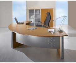 Direction Style D3 Curved Executive Office Desk Wood Return Wood Office Desk Executive Office Desk Office Desk