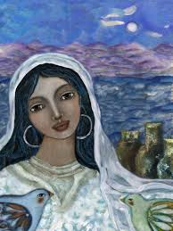 Mary Magdalene Art On Canvas Maria Magdalena Altar Decor Etsy In 2021 Art Mary Magdalene Virgin Mary Art