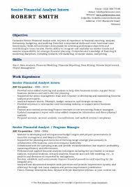 Additionally, financial analysts play a vital role in reviewing business performance. Senior Financial Analyst Resume Samples Qwikresume