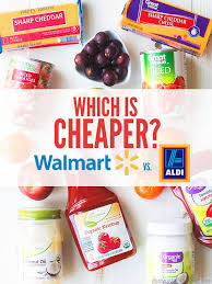 which is cheaper walmart vs aldi dont waste the crumbs