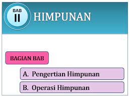 We did not find results for: Rangkuman Materi Matematika Kelas 7 Bab 2 Himpunan Ppt Kherysuryawan Id