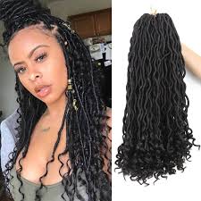 Check out some of our favorite looks, including styles from new york fashion week. Amazon Com Goddess Faux Locs Crochet Hair Wavy Body Curly Ends Braiding Hair Extension Synthetic Goddess Locs Crochet Braids Natural Black African Soft Bouncy Dreadlocks Bohemian Hairstyles 6packs 1b Beauty