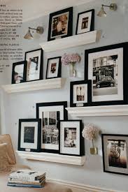 If you really treasure your family photos and if you have many of them, you could create a photo wall. Gallery Wall Shelves And Frames From Pb Ledges Gallery Wall Ideas Decorars Com Gallery Wall Shelves Shelf Decor Bedroom Home